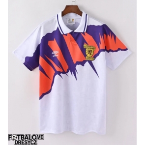 Skotsko 1992 Retro Venkovní Dres Krátký Rukáv Skotsko 1992 Retro Venkovní Dres Krátký Rukáv